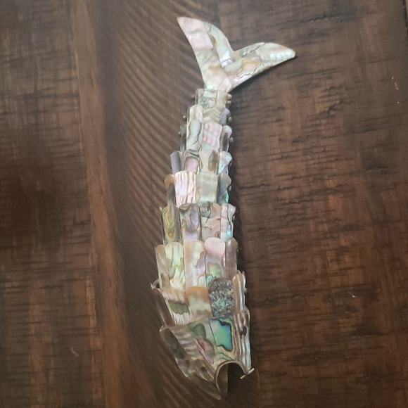 Vintage Los Castillo Articulated Abalone Fish Bottle Opener - Picture 1 of 11